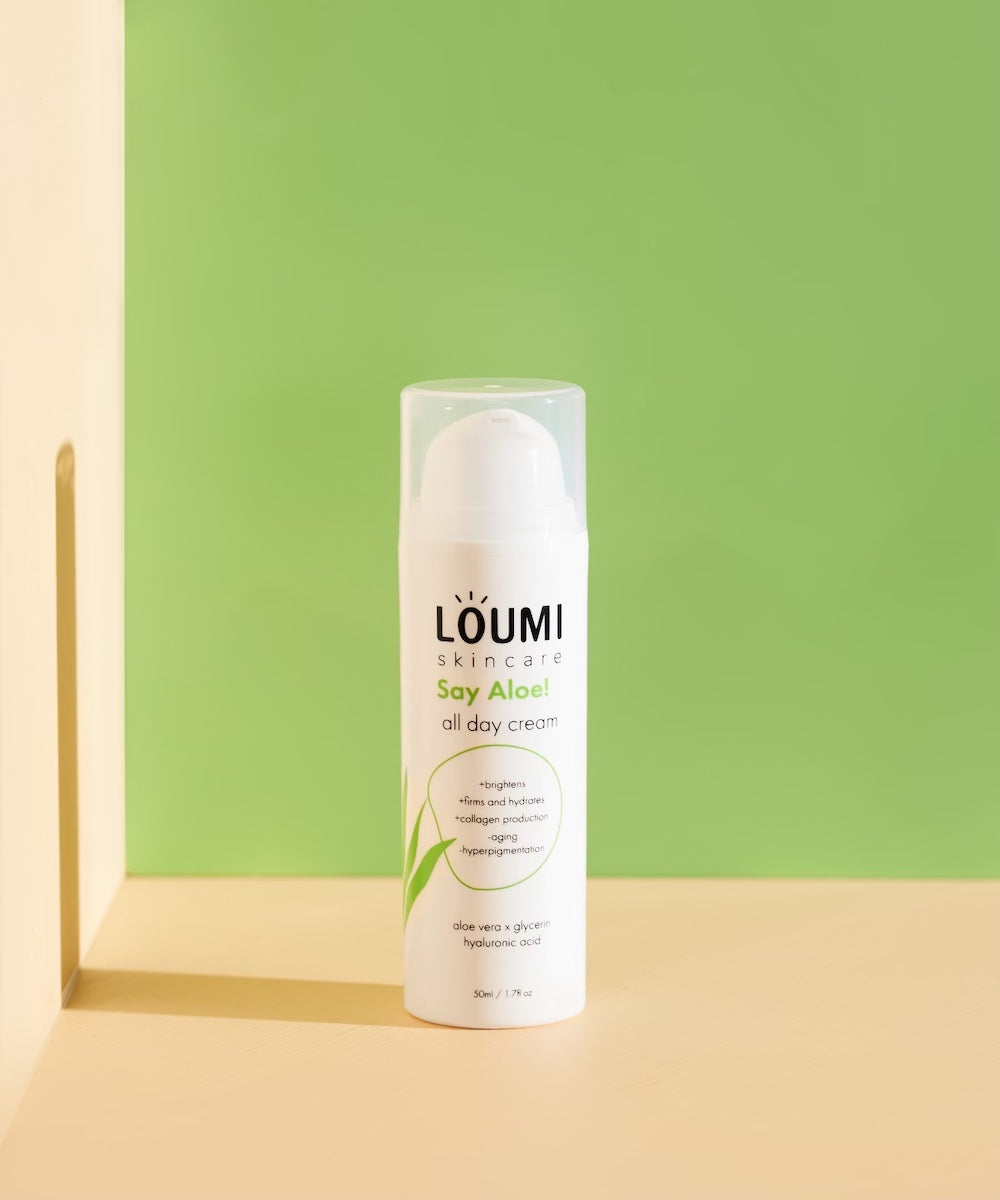 Get Glowing: LOUMI Aloe Cream!