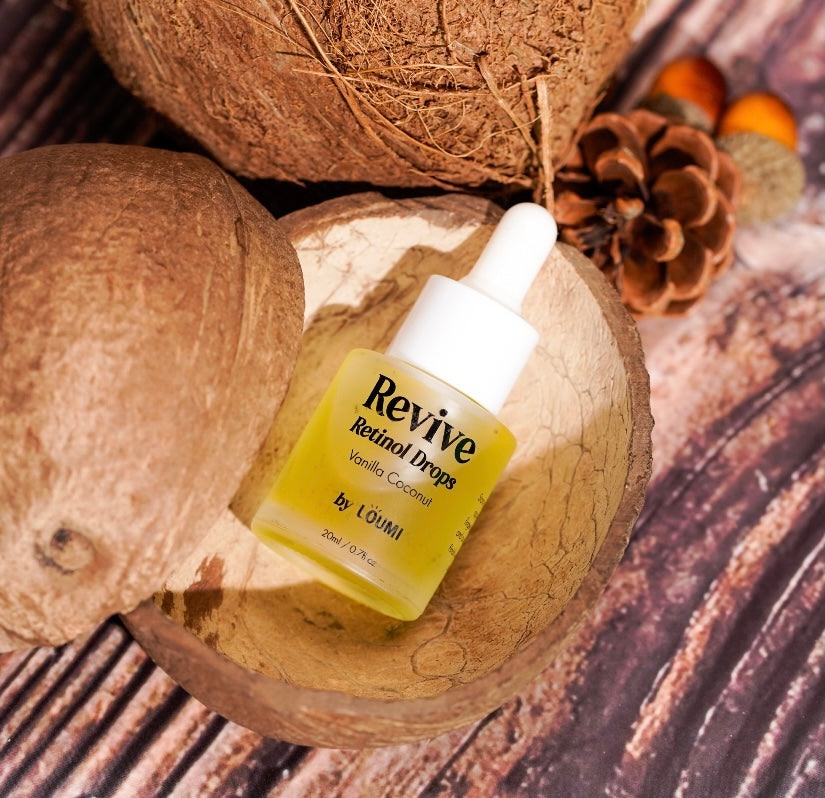 Unveiling the Power of Retinol and Vegan Retinol: A Spotlight on LOUMI Skincare Revive Retinol Drops