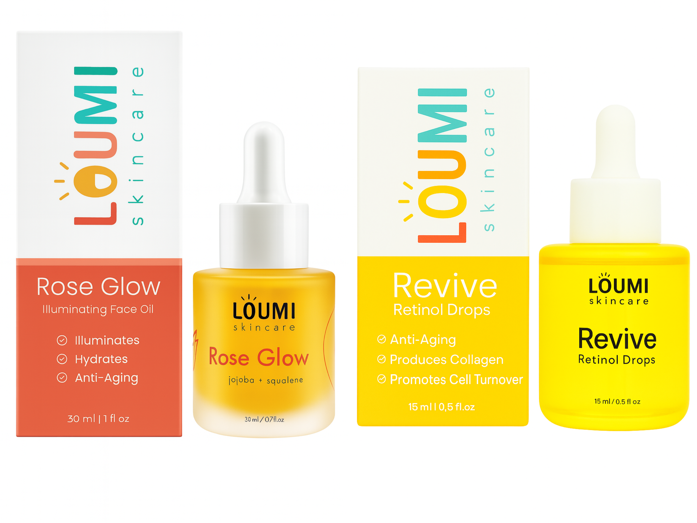 Daily Skincare Duo: Natural Retinol Serum & Nourishing Face Oil